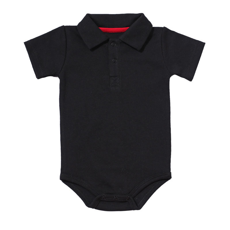 Classic Collared Cotton Baby Bodysuit – Soft, Stylish, and Easy to Wear