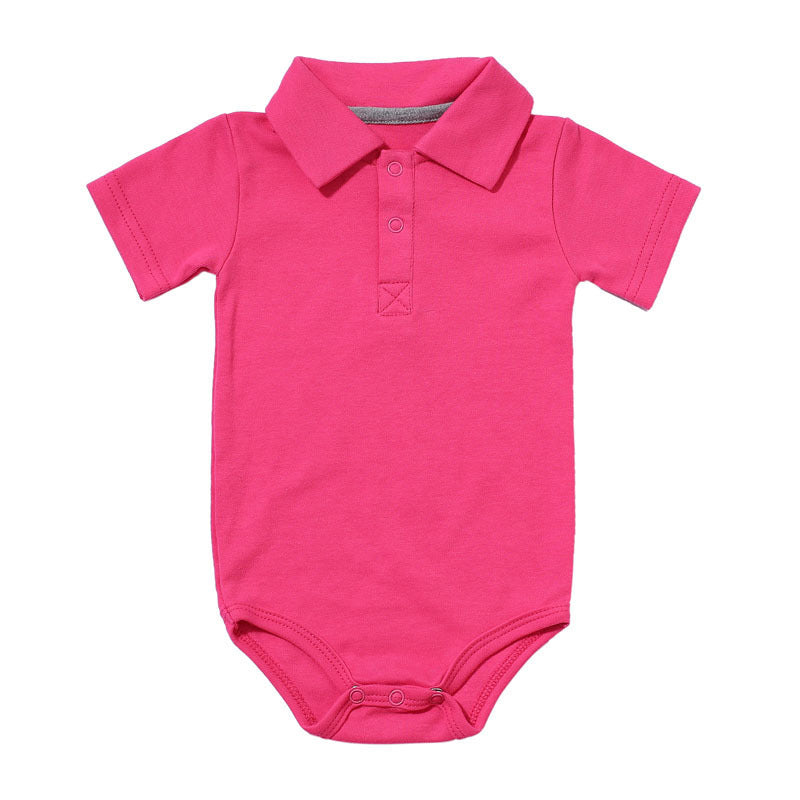 Classic Collared Cotton Baby Bodysuit – Soft, Stylish, and Easy to Wear