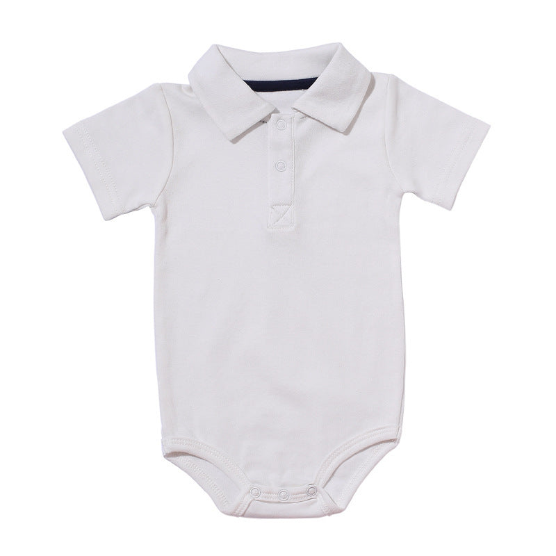 Classic Collared Cotton Baby Bodysuit – Soft, Stylish, and Easy to Wear