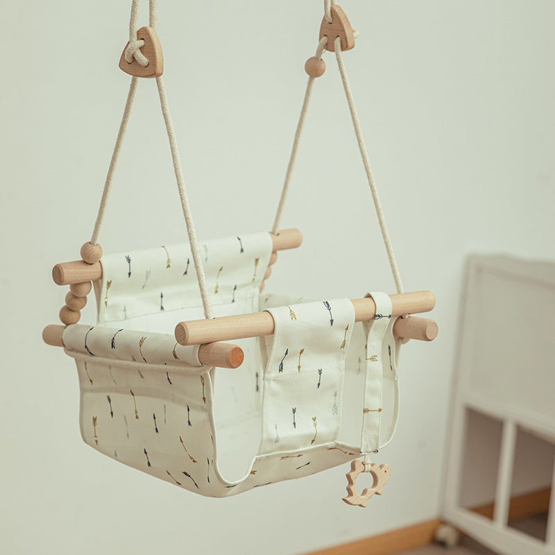 Cotton Canvas Baby Swing
