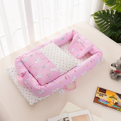 Foldable Portable Travel Crib – Anti-Pressure Cotton Travel Baby Bed