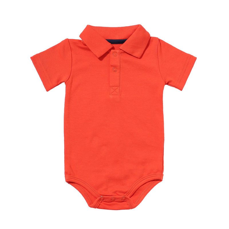 Classic Collared Cotton Baby Bodysuit – Soft, Stylish, and Easy to Wear