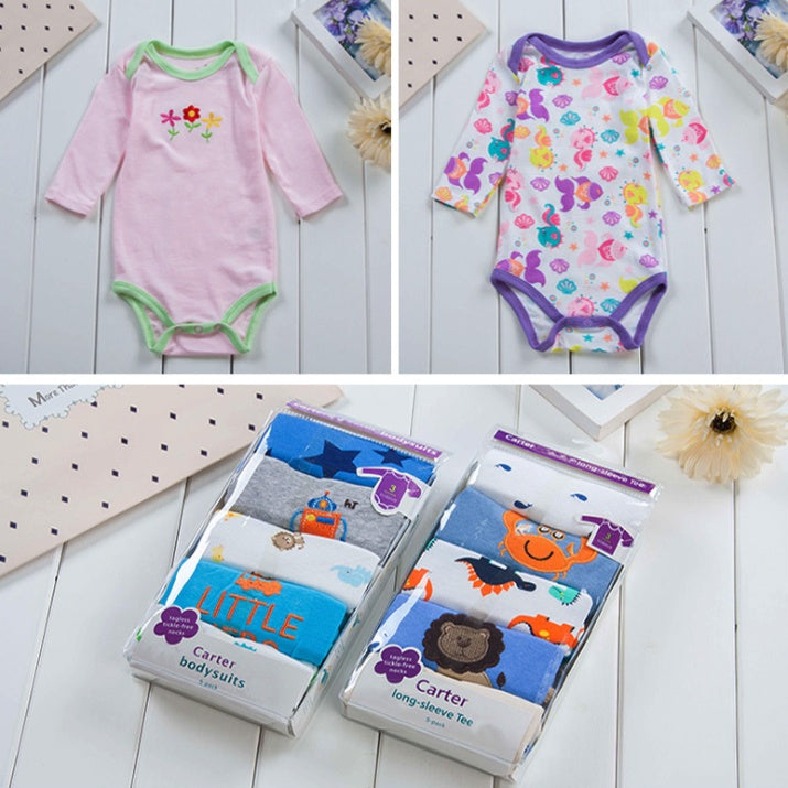 Cozy Long Sleeve Cotton Baby Romper – Soft Everyday Comfort