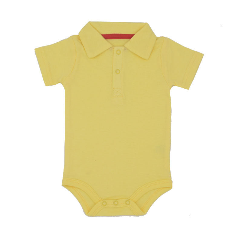 Classic Collared Cotton Baby Bodysuit – Soft, Stylish, and Easy to Wear