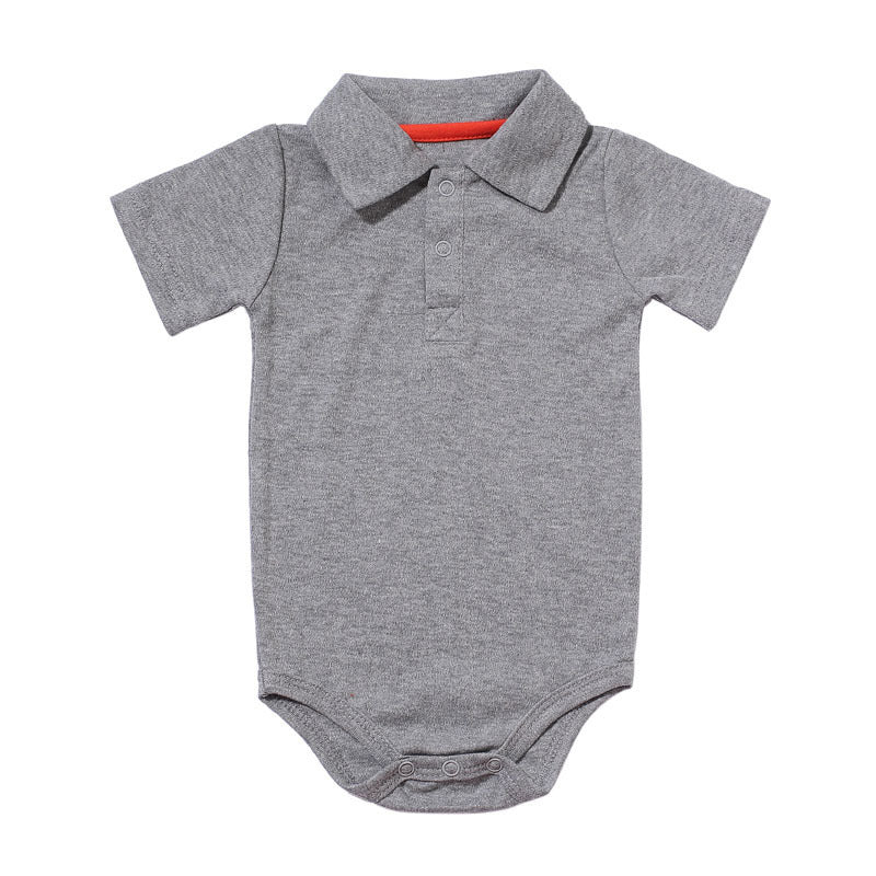 Classic Collared Cotton Baby Bodysuit – Soft, Stylish, and Easy to Wear