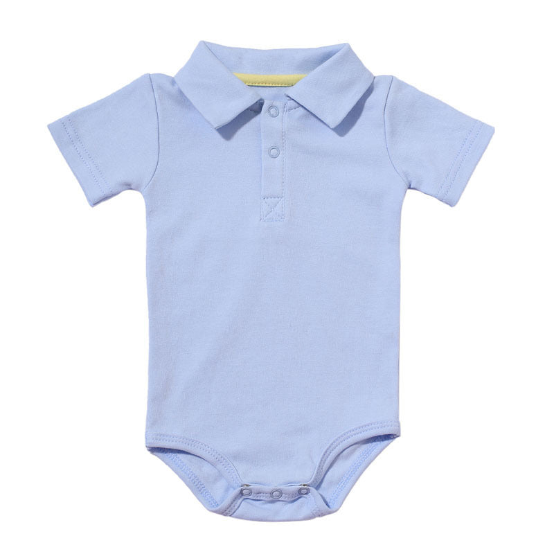 Classic Collared Cotton Baby Bodysuit – Soft, Stylish, and Easy to Wear