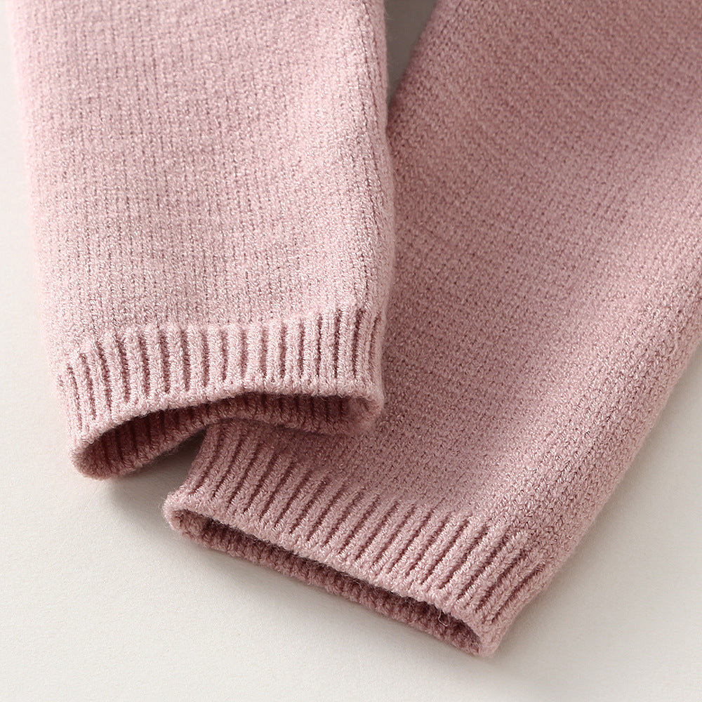 Cozy Heart Knit Sweater and Pants Set