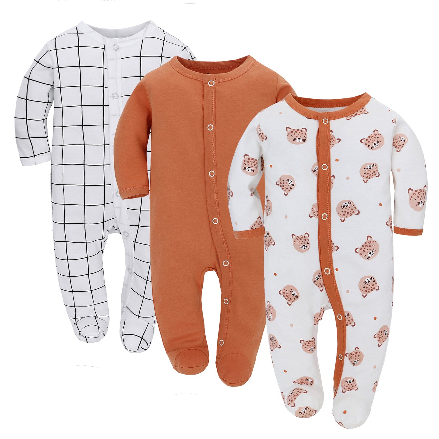 Cozy Cotton Long-Sleeve Jumpsuit