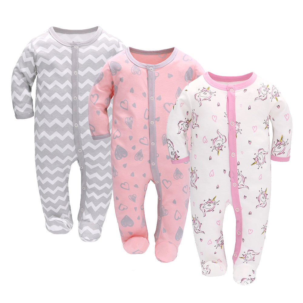 Cozy Cotton Long-Sleeve Jumpsuit
