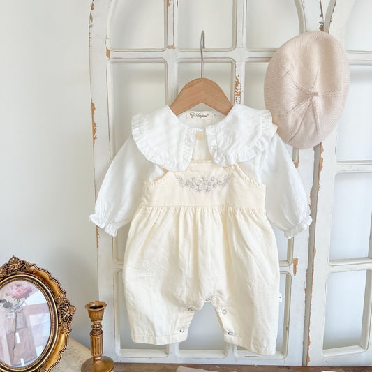 Adjustable Suspender Romper for Girls
