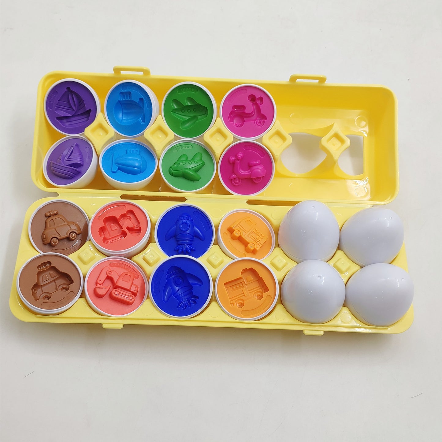 Educational Shape and Color Matching Egg Toy