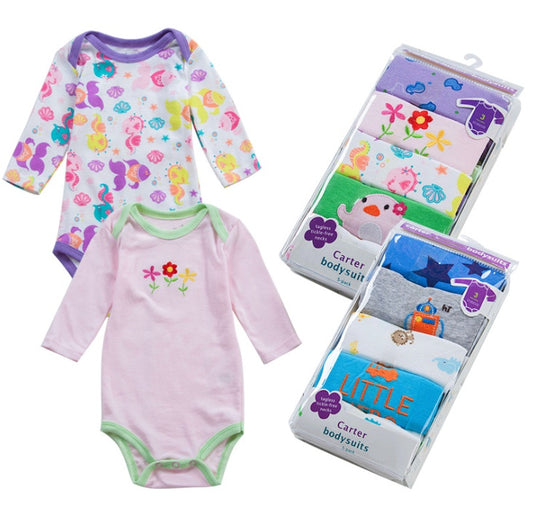 Cozy Long Sleeve Cotton Baby Romper – Soft Everyday Comfort