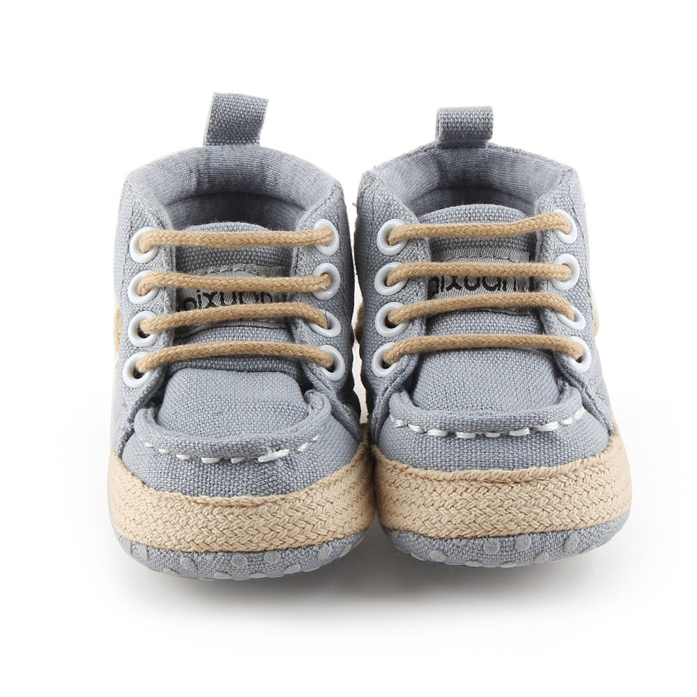 Denim Style Soft Sole Baby Shoes