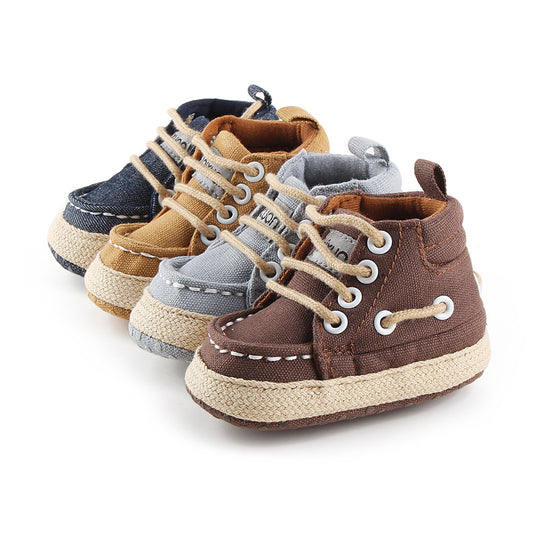 Denim Style Soft Sole Baby Shoes