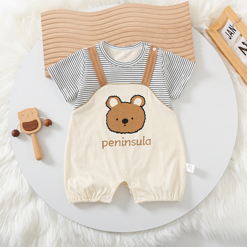 Alaska Peninsula Brown Bear Baby Romper