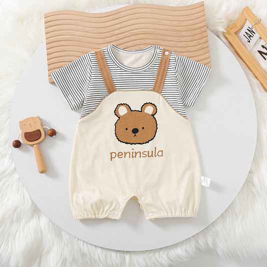 Alaska Peninsula Brown Bear Baby Romper