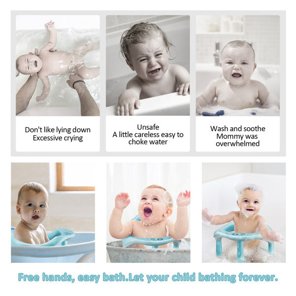 Non-Slip Baby Bath Chair for Happy, Safe Baths