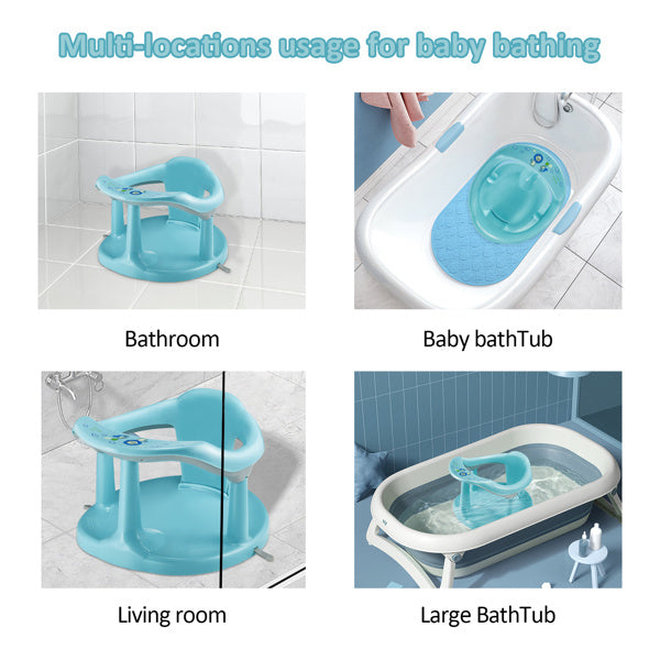Non-Slip Baby Bath Chair for Happy, Safe Baths