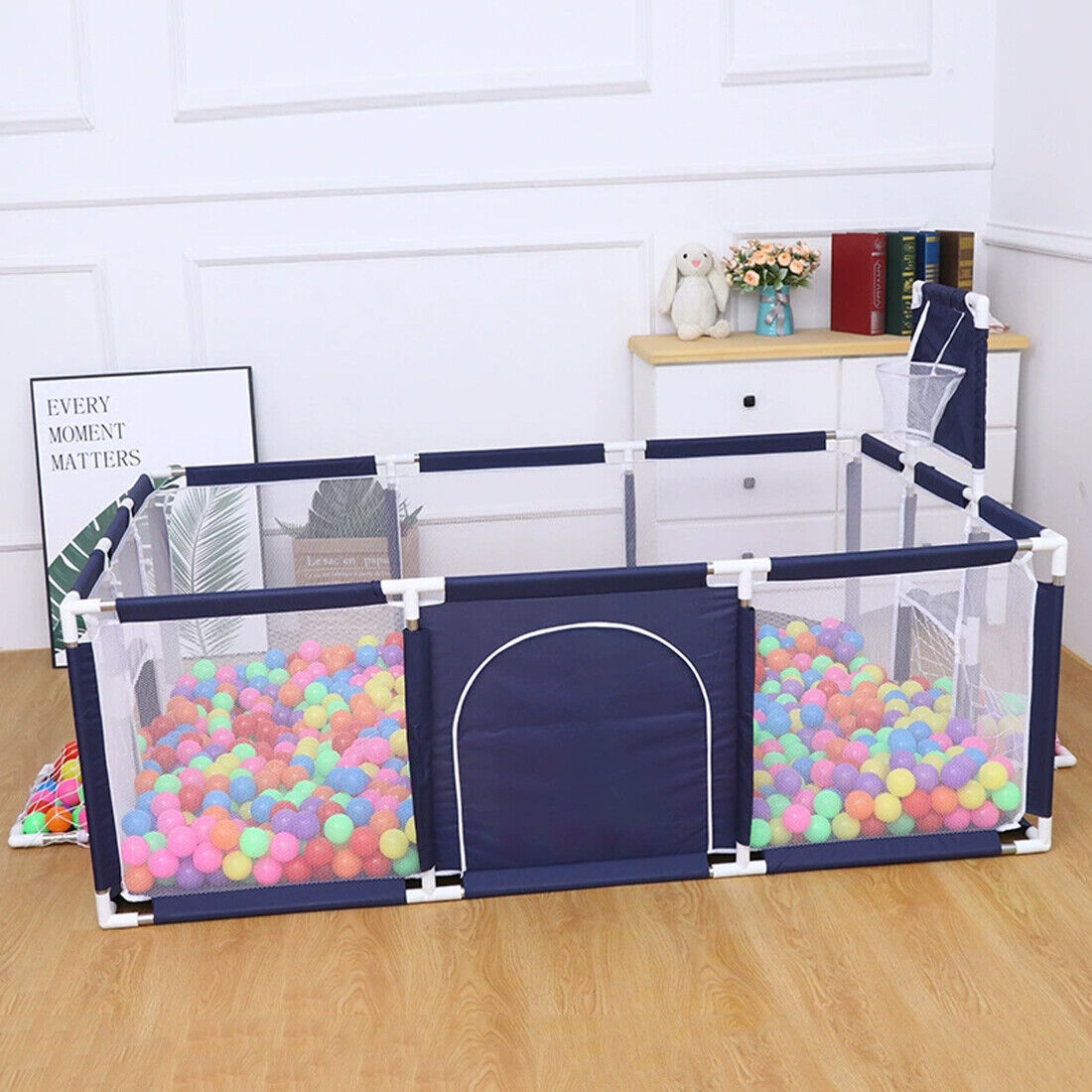 Large Foldable Baby Playpen with Ball Pit