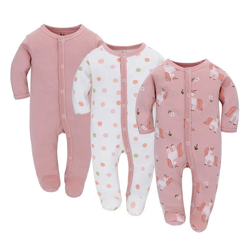 Cozy Cotton Long-Sleeve Jumpsuit
