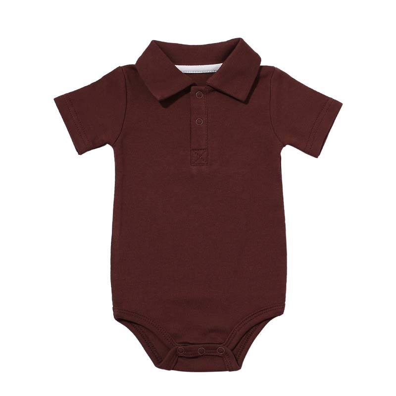Classic Collared Cotton Baby Bodysuit – Soft, Stylish, and Easy to Wear