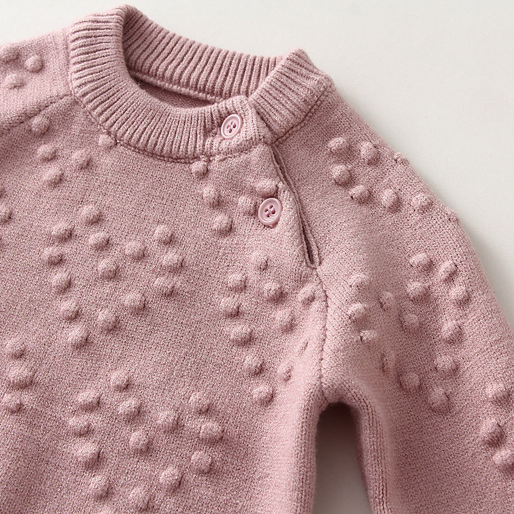 Cozy Heart Knit Sweater and Pants Set