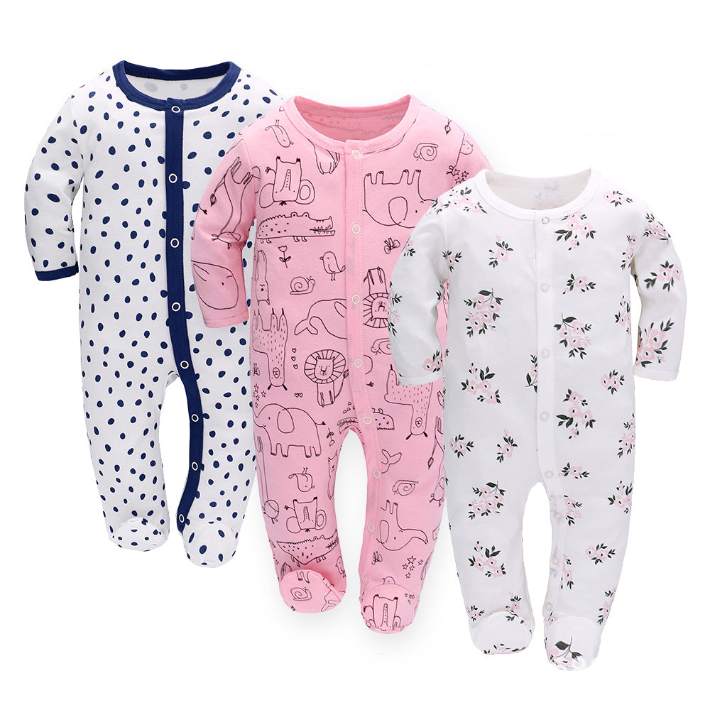 Cozy Cotton Long-Sleeve Jumpsuit
