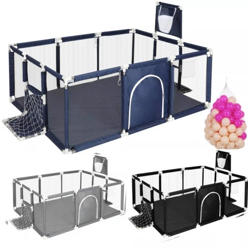 Large Foldable Baby Playpen with Ball Pit