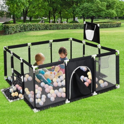 Large Foldable Baby Playpen with Ball Pit