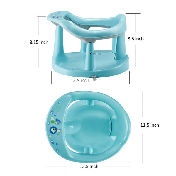 Non-Slip Baby Bath Chair for Happy, Safe Baths